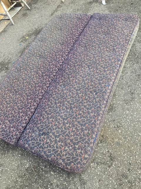 vintage 1950s  mid 20th century sofa bed, day bed  cushions, original fabric