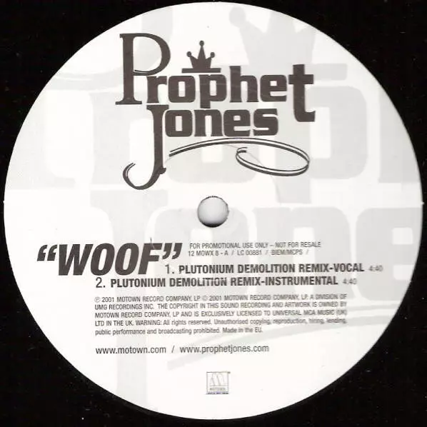 Prophet Jones - Woof (Vinyl)