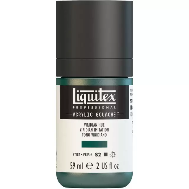 Liquitex Professional Acrylic Gouache 59ml - Viridian Hue*