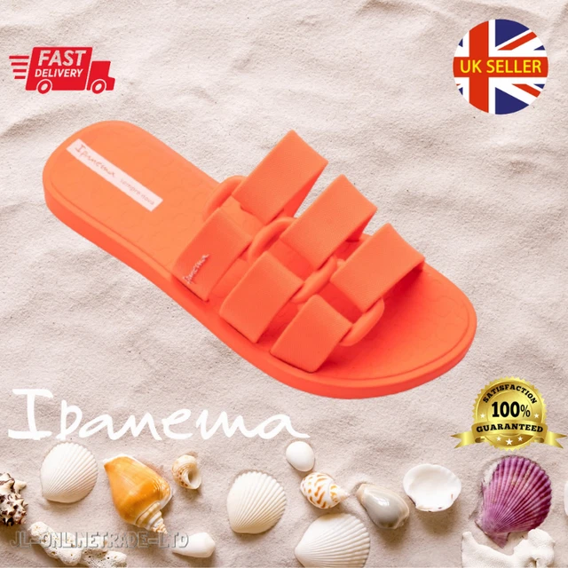 Nuovo Bambini Infradito Ragazzi Estate Piscina Passanti Spiaggia Sandali Arancio