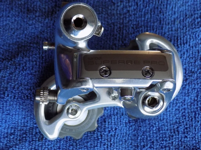 Dérailleur Arrière Vintage Suntour Superbe Tech – Cage Moyenne, 6v, Années 80