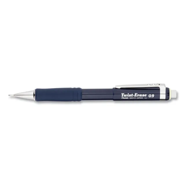 Pentel Twist-Erase III Mechanical Pencil, 0.9 mm, Blue Barrel
