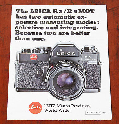 Leitz Leitz Petit Leica Chronicle Brochure,64 Pages,1981 XII/ 81/ Fdx Avec 157355 