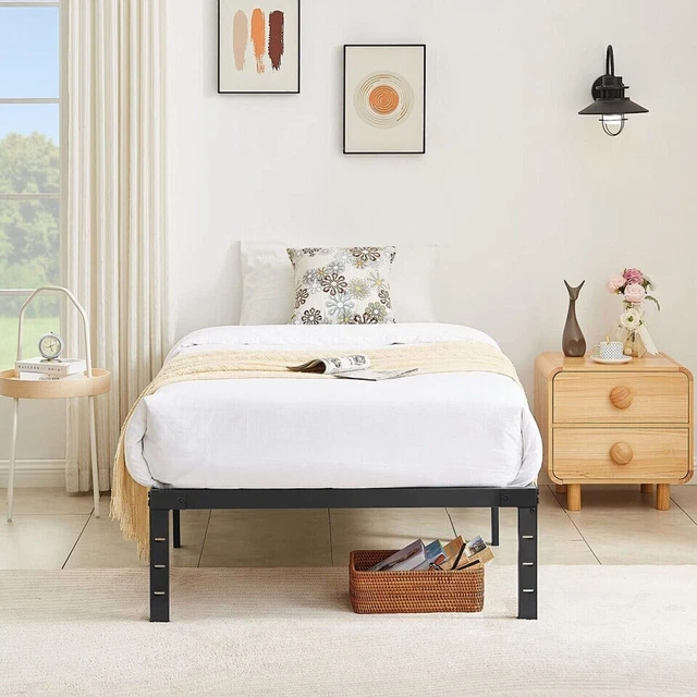 METAL BED FRAME Single Bed Base UK £32.99 PicClick UK