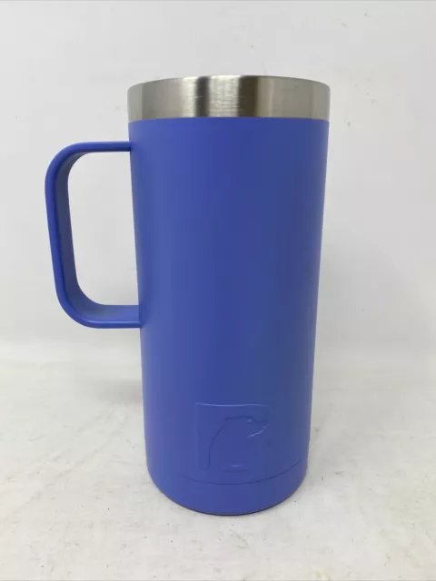 RTIC 16 oz Travel Cup Hot Cold Double Wall Vacuum Insulated (Lilac) Blue NO LID