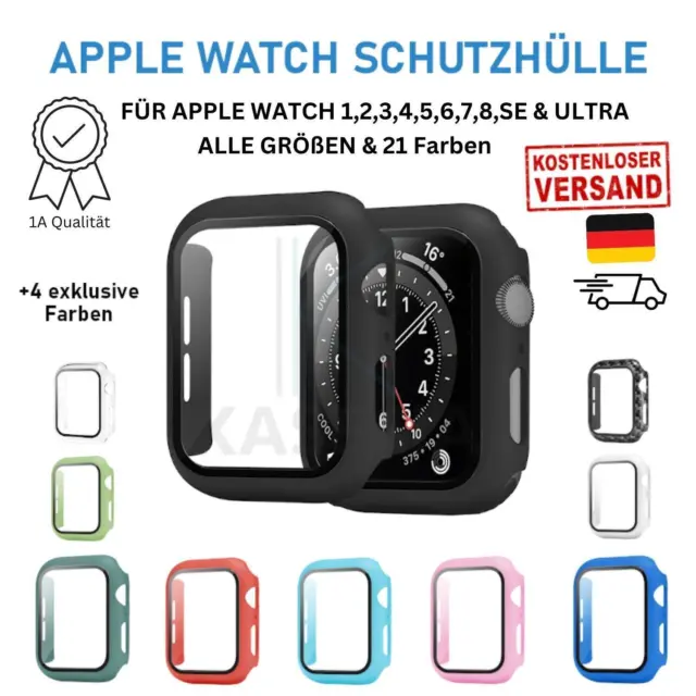 ✅Case für Apple Watch Serie 1 2 3 4 5 6 7 8 SE Ultra 38-49mm Schutzhülle Cover