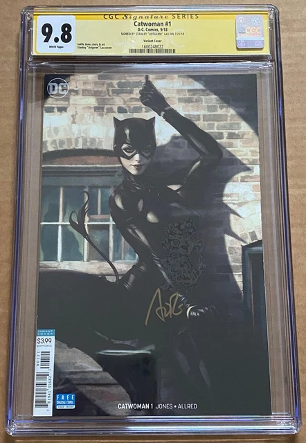 DC Comics – Catwoman 1 (2018) – Signed Artgerm Lau Variant – CGC SS 9.8