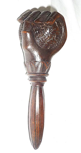 CASSE NOISETTES ANCIEN XIXe 19e BOIS Noix Wood Nutcracker Deco Maison