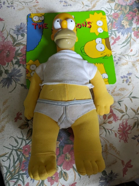 Simpsons Rarest Simpsons Toy THE SIMPSONS VINTAGE Rare 1997 Underwear Homer Simpson Doll Plush Toy ...