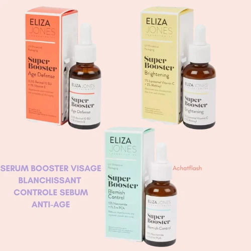 Sérum Anti-âge Super Booster Eliza Jones - Hydratation Intense 30 Ml, Crème Aux Vitamines