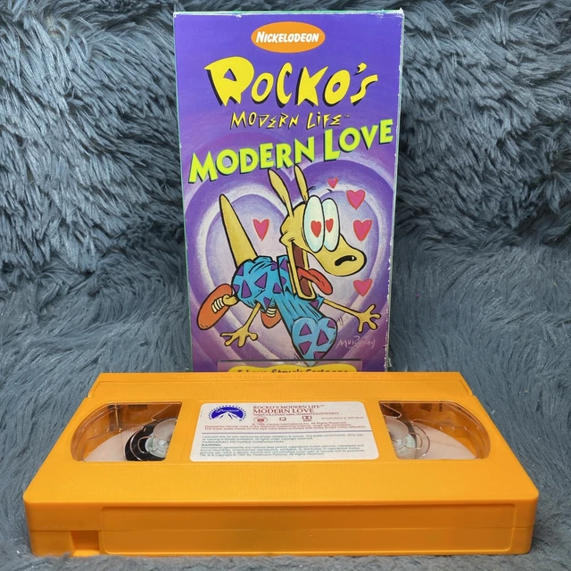 ROCKOS MODERN LIFE Modern Love VHS Tape 1998 Nickelodeon Cartoon Show