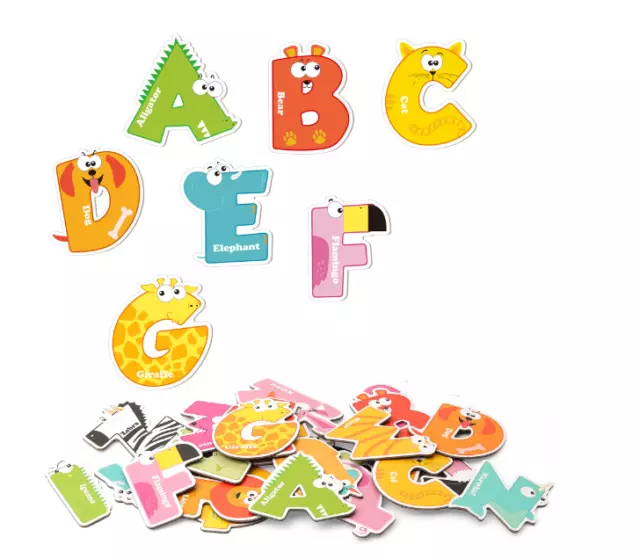 Magnetic alphabet letters and numbers for toddlers magnets abc 123 