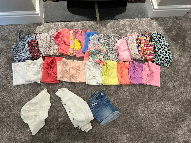Next H&M Zara girls summer bundle x 25 items age 2-3 years