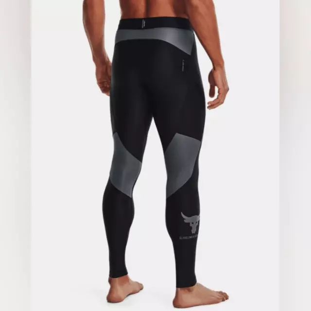 Under Armour Project Rock Iso-Chill Training Leggings Men's Black 1371083-001