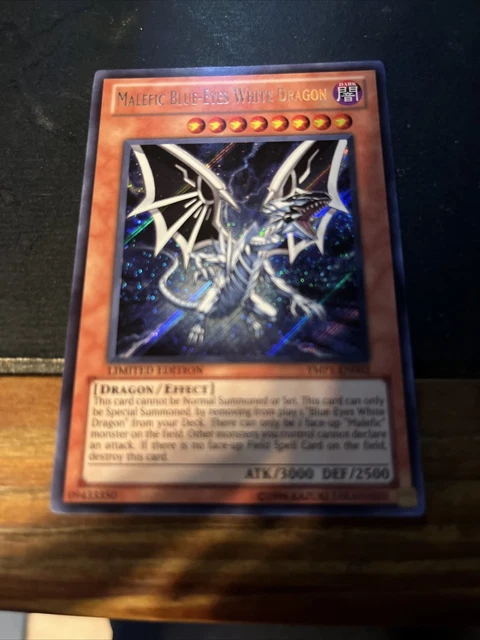 Yu-Gi-Oh! TCG Malefic Blue-Eyes White Dragon 3D Bonds Beyond Time Movie Pack...