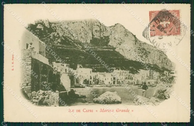 Napoli Capri Marina Grande cartolina KV2367