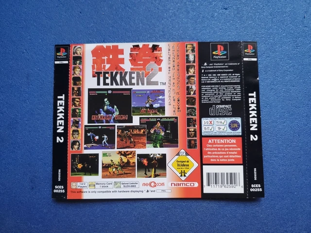 Jaquette Arrière PS1 - Tekken 3 Platinum - PlayStation 1