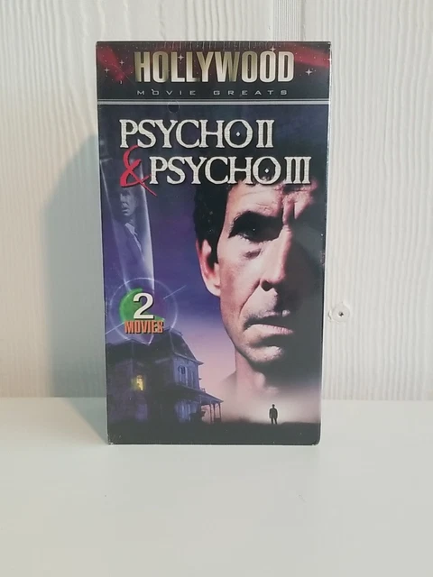PSYCHO II & PSYCHO III VHS (2 Pack) Norman Bates FACTORY SEALED NEW ...