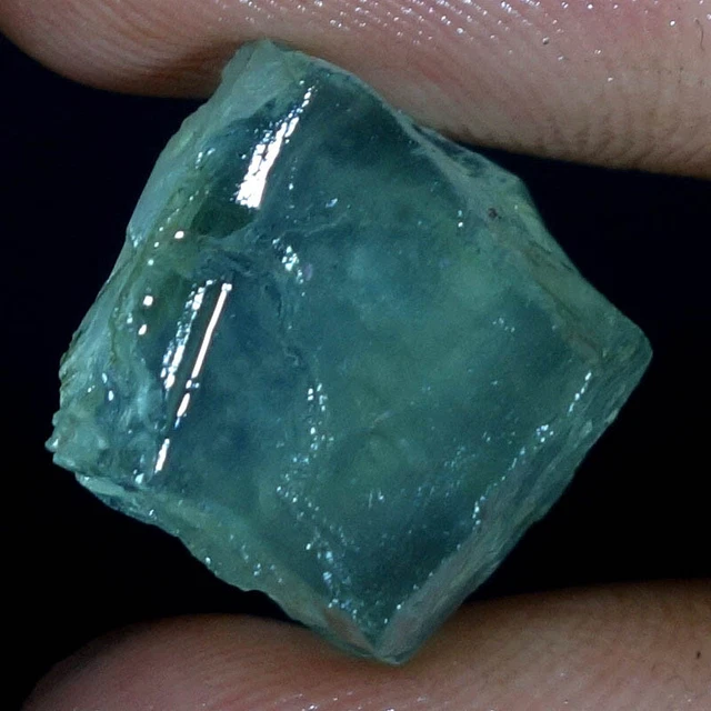 100% Natural Santa maria Aquamarine Crystal Specimen Rough Loose gemstone MA27