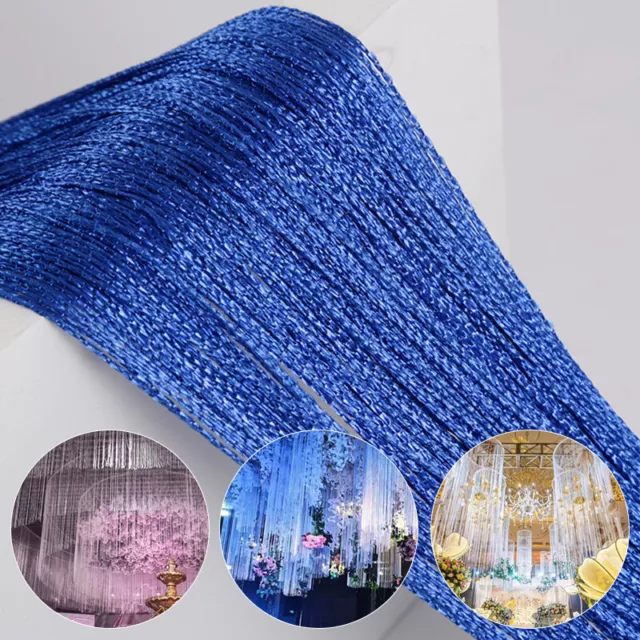 1x2m Curtains Stripe Line Curtain Drapes Window Blind Valance Room Divider 146AU