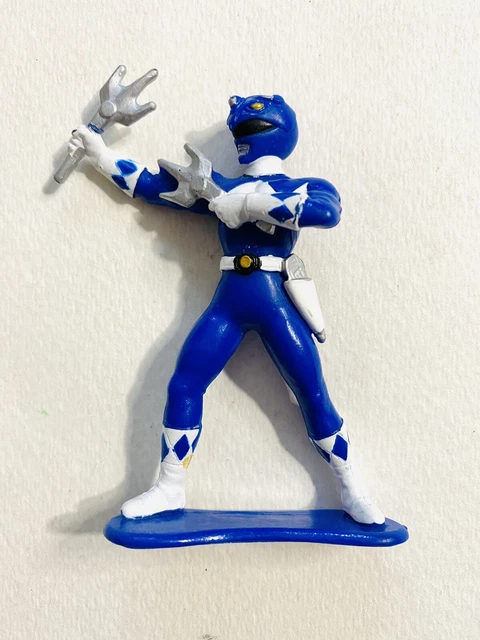 BANDAI 1993 MIGHTY Morphin Power Rangers Blue Ranger Collectible Figure ...