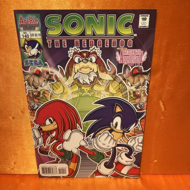 SONIC The HEDGEHOG Comic Book #138 September 2004 KNUCKLES JULIE