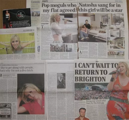 NATASHA BEDINGFIELD clipping / cuttings UK newspapers INTERVIEW