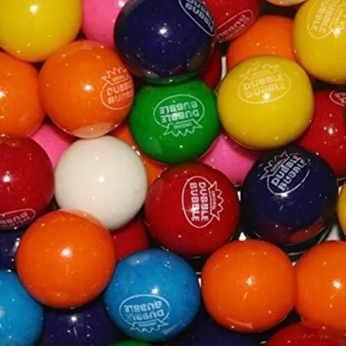 Double Bubble One Inch Gumballs  5 Pound Gumballs 1 inch FREE SHIPPING
