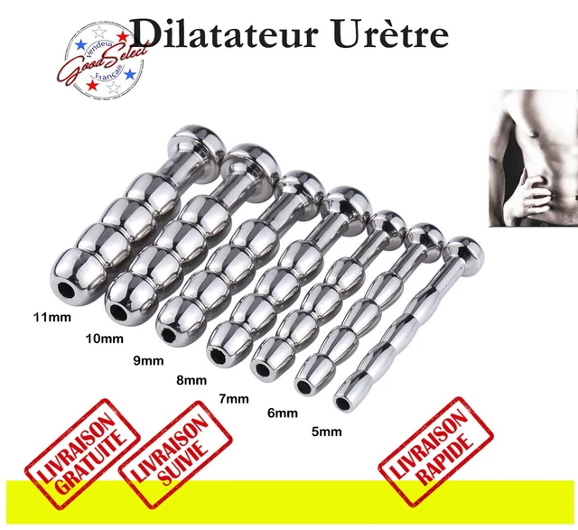 DILATATEUR URÈTRE PERCÉ -Acier inoxydable- Plug Pénis Plaisir Intime