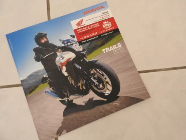 catalogue brochure moto gamme honda trials 2013