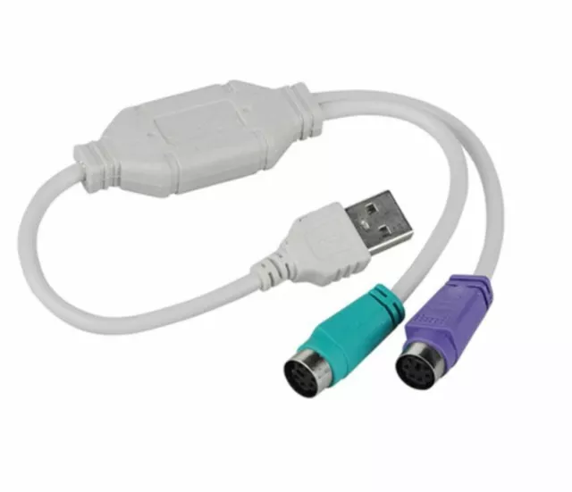 Cavo da USB A PS2 connettore 6p convertitore adattatore per pc mouse tastiera