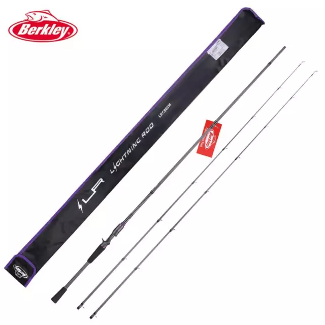 Berkley Lightning Baitcasting Fishing Rod 2 Rod Tips Saltwater Fishing Rod 2