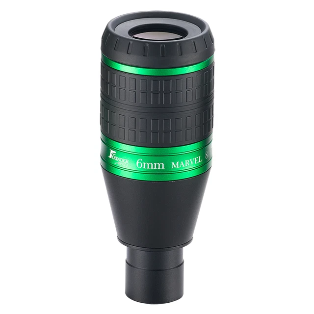 6mm 1.25" Ultra wide 80° FOV Founder Optics Telescope Eyepiece Lanthanum Glass