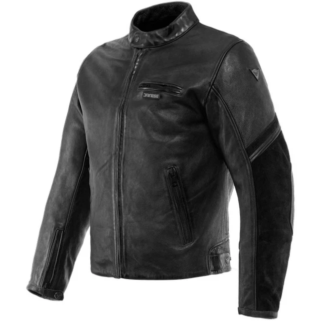 Jacke Motorrad Leder Dainese Merak Leather Jacket Black Schwarz TG 44