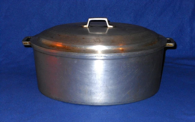 Miracle Maid Cookware Cast Aluminum 6 Qt Dutch Oven Roaster/Lid Miracle Maid Cookware Cast Aluminum 6 Qt Dutch Oven Roaster/Lid