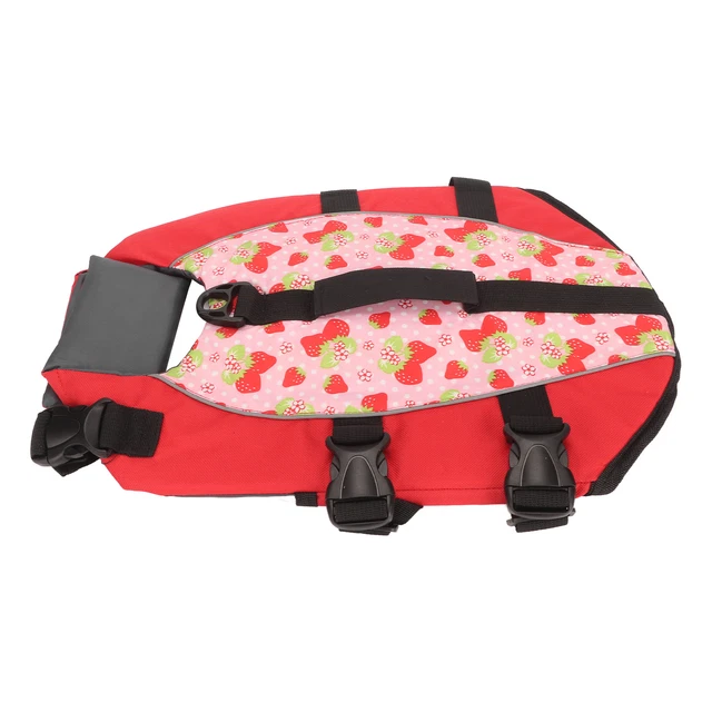 Chaleco salvavidas para perro resistente a las lágrimas chaqueta flotante ajustable para perro alta flotabilidad con
