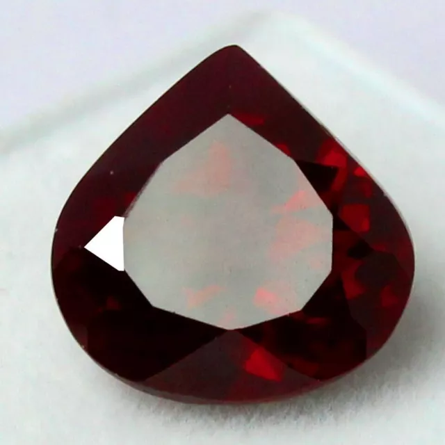 Natural Certified 11.5 Ct+ Mogok Deep Blood Red Ruby Unheated Loose Gemstone