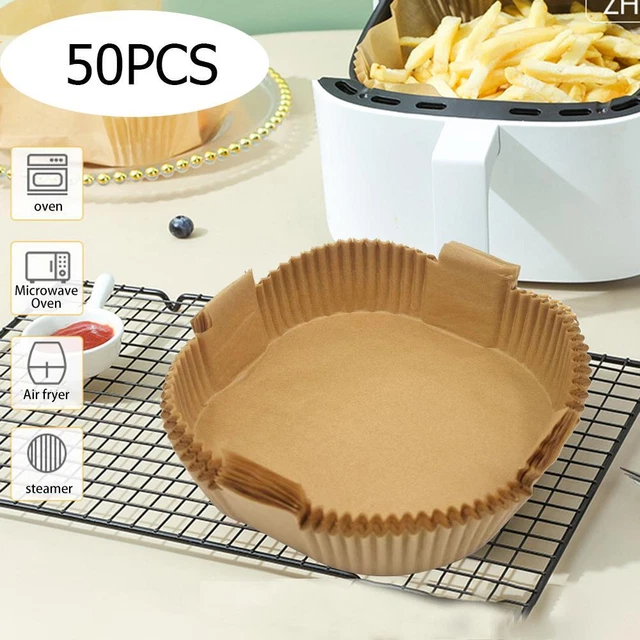 50X DISPOSABLE AIR Fryer Parchment Paper Liner Oven Baking Mat (20x4