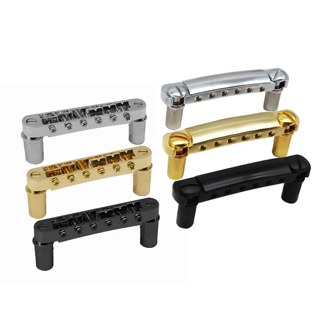 FLEOR Electric Guitar Tailpiece + Bridge Set Tune-O-Matic Zinc fit SG LP