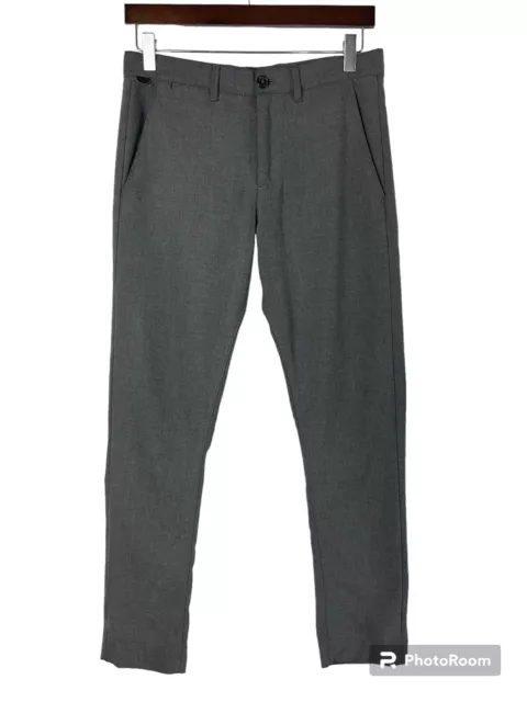 Zara Uniform Men's Gray Work Pants Slacks US Size 34 Inseam 30 inches NWT