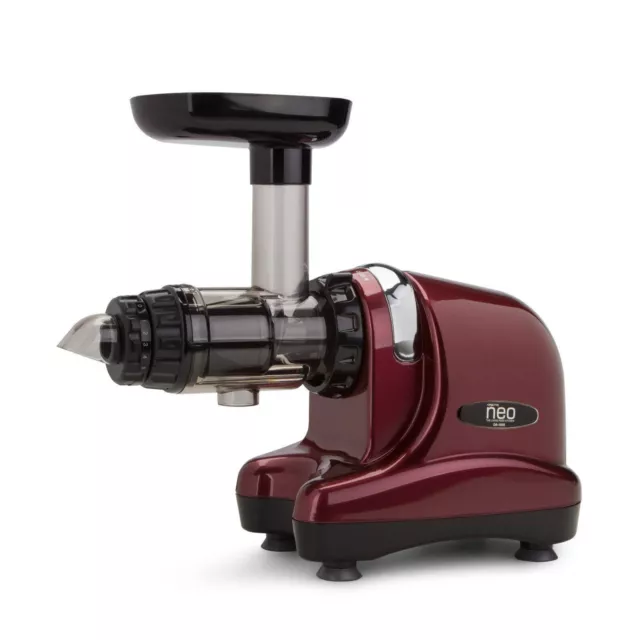 Oscar Neo DA 1000 Ultem Tough Slow Cold Press Juicer Extractor - Burgundy