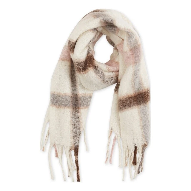 Ellie Fuzzy Fashionable Soft Classic Polyester Scarf 57x57