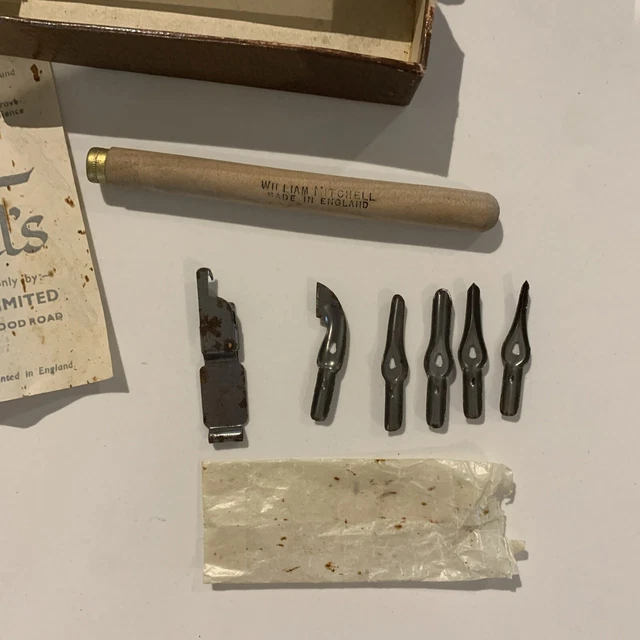 VINTAGE WILLIAM MITCHELL Lino Cutter, in original Box with instructions