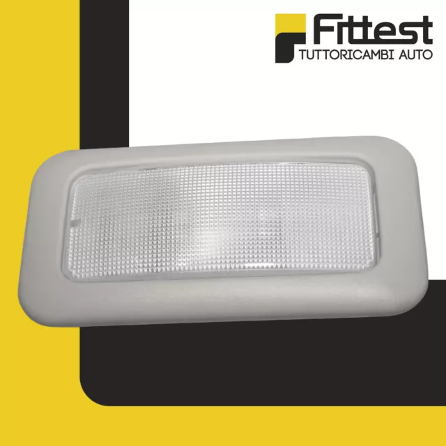 Plafoniera Interna Luce Tetto Cielo Auto Fiat Lancia Colore Grigio Beige 670