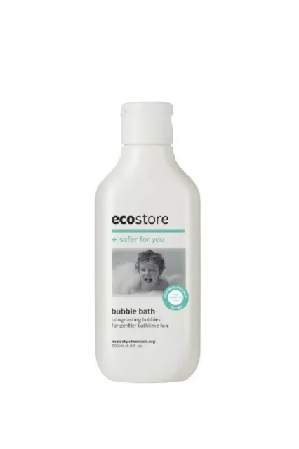 EcoStore Lavender & Geranium Baby Bubble Bath 3 x 200ml Bottles Vegan New Eco