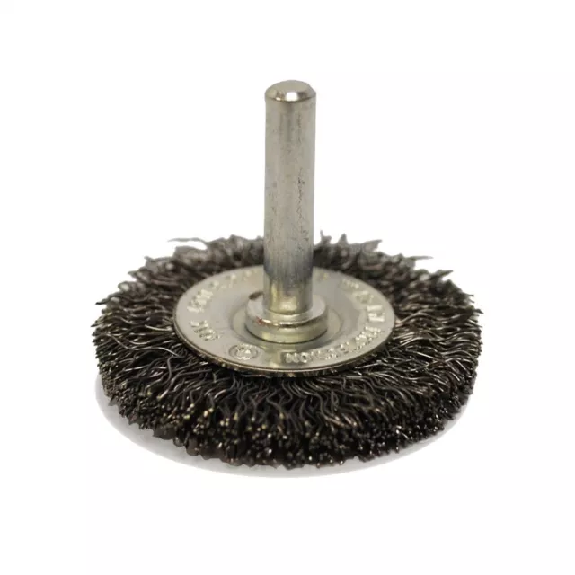 Firepower 1423-2101 Circular Crimped Wire Wheel Brush, 2" Diameter & 1/4" Shank