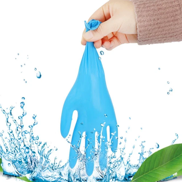 Nitrile Gloves Protective Isolation Glove for Boys Girls Cleaning Supplies
