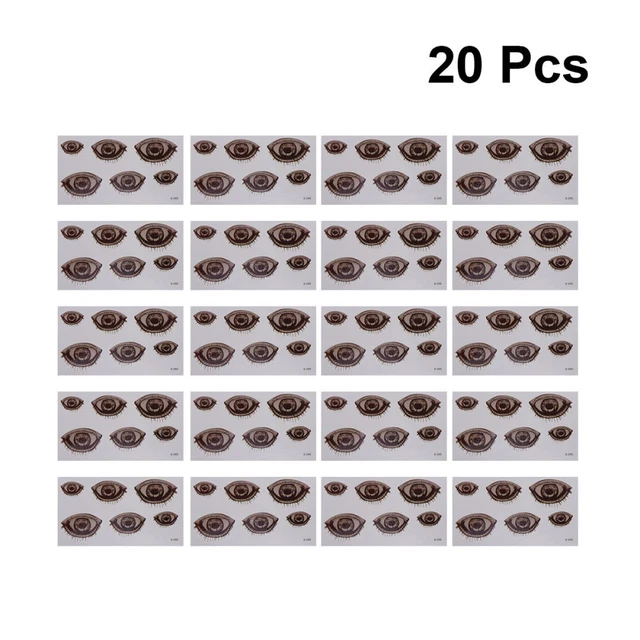 20 Hojas Pegatinas Globo Ocular Pegatinas Halloween Pegatinas Oculares Aplicaciones
