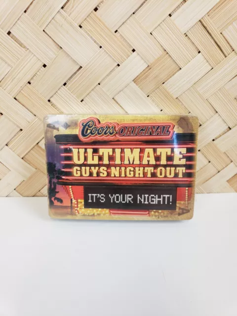 Vintage Coors Beer Playing Cards NEW Rare Design Ultimate Guys Night Out 90s