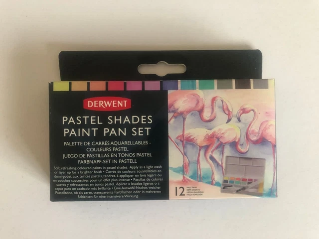 Paleta de 12 tonos pastel Derwent. CORREO GRATUITO